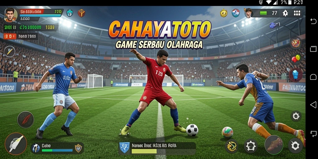 Tampilan gameplay seru dan dinamis di CAHAYATOTO