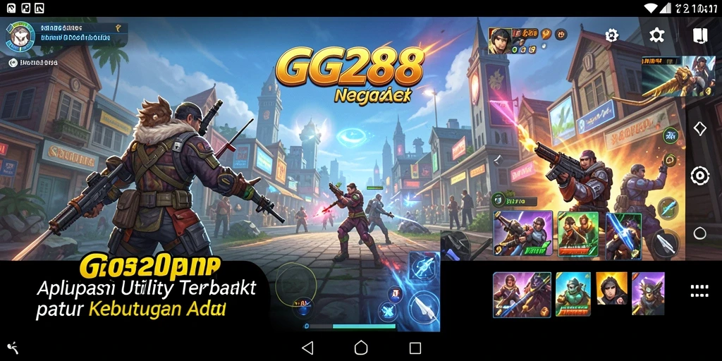 Tampilan antarmuka GG288 yang bersih dan mudah digunakan.