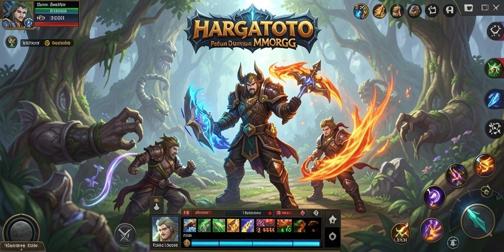 Tampilan gameplay HARGATOTO yang menarik dan penuh aksi.