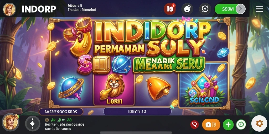 Tampilan gameplay menarik di INDORP dengan banyak pilihan Slot.