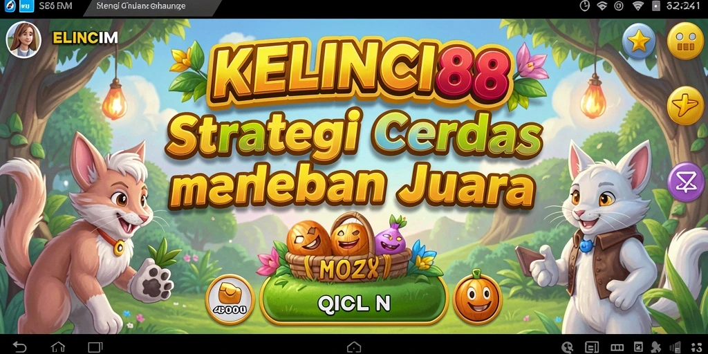 Tampilan gameplay KELINCI88 dengan aksi strategi yang mendebarkan.
