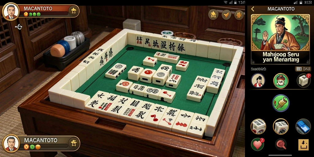 Gameplay menarik dalam MACANTOTO dengan tampilan ubin yang berwarna-warni.