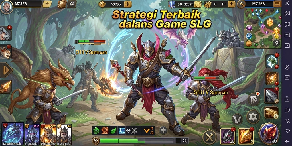 Tampilan gameplay MZ356 yang menakjubkan dan penuh strategi.