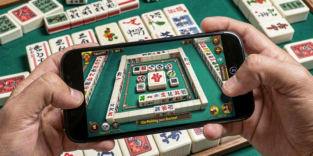 Screenshot gameplay TARUH777 yang menampilkan aksi Mahjong seru.