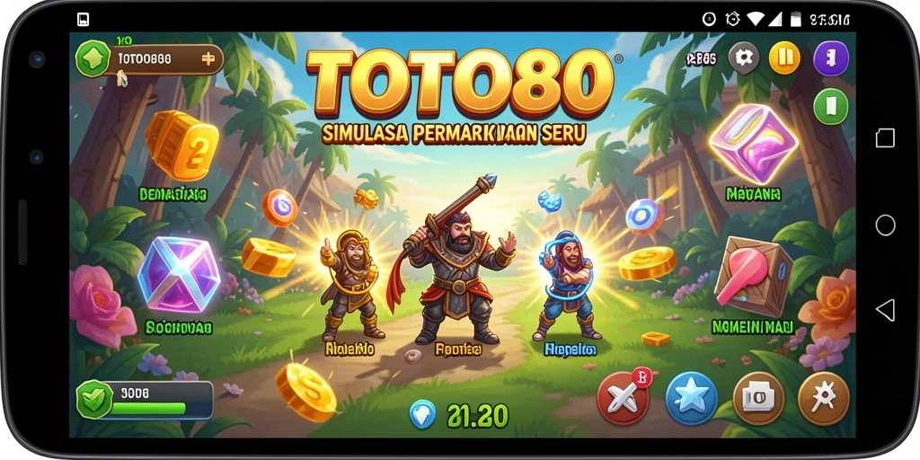 Screenshot gameplay TOTO80 yang menampilkan aksi seru dan interaksi pemain.