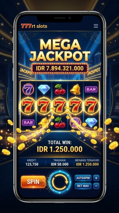 Tampilan antarmuka pengguna 777rt yang ramah.